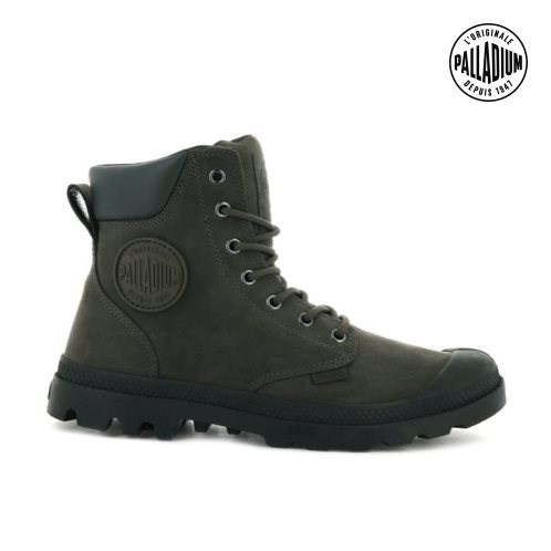 Palladium Pampa Cuff WP LUX Laarzen Dames Olijfgroen | NL 84OTVBK